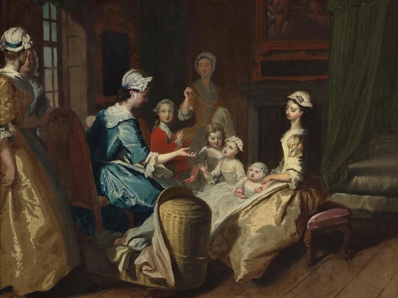 1692-Joseph Highmore - Pamela racconta una fiaba - Fitzwilliam Museum